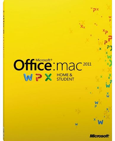 Microsoft Office Mac Home and Student 2011 - 1User [Download]